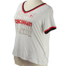 Nwt Majestic Women s Plus Size 2xl Authentic Mlb Cincinnati Reds T-shirt Top