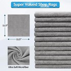 Shop Towels  Pack Of 150  Grey Microfiber Cleaning Cloth Bulk  Microfiber Tow   