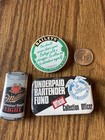Lot Of 3 Beer Alcohol Advertising Pinback Buttons Baileys Miller Genuine Draft