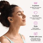 Style Ear Plugs For Noise Reduction  Reusable High Fidelity Earplugs For Conc   