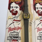 Lot Of 2 Vintage Ronald Mcdonald Digital Watch 1984 Black   Red