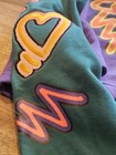 Adidas Women Sweatshirt Large Purple Love Unites Crop Hoodie Colorblock Pullover
