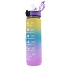 Sports Motivational Drinking Water Bottle With Time Marker 1l