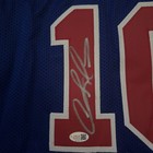 Dennis Rodman Signed Pistons Custom Jersey Jsa Witnessed Auto Coa Hof Tough Guy