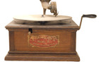 Antique Standard Model A  Disc Phonograph With 17 25  Dia  Morning Glory Horn