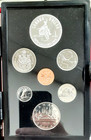 1975 Canada 7 Coin Pf Set In Rcm Case W coa W 50  Silver Calgary Dollar