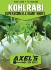 Superschmelz Giant White Kohlrabi Seeds - Heirloom Non-gmo Seeds