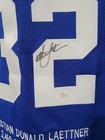 Signed Christian Laettner Jsa Coa Auto Autographed Stats Jersey Duke Blue Nba
