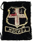 Vintage London Coat Of Arms Crest England Travel Souvenir Woven Patch