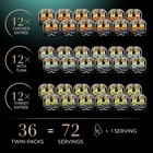 Perfect Portions Wet Cat Food Cuts In Gravy Variety Pack  Roasted Chicken  Sheba