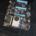  read  Btc-s37 V1 1 Mining Motherboard 8x Pcie Slot  4gb Ddr3 Ram  Celeron