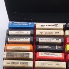 Lot Of 24 Vintage 8 Tracks With Storage Case  Tested  Country bluegrass  Willie