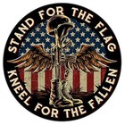 Battlefield Cross Stand For The Flag Kneel For The Fallen Patriotic - 7 Inch 10