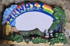 3  Vintage Locker Fridge Magnet Picture Frame Holder Souvenir Hawaii State