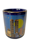 City Merchandise New York Mug Statue Of Liberty Twin Towers Blue Gold
