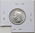 1951 Canada King George Vi Silver 25 Cents Quarter Low Relief Coin