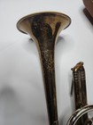Getzen 80 Deluxe Cornet 2 Tone Brass And Silver With Case And Mouthpiece Early