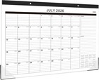 2026-2027 Desk Calendar - July 2026 - Dec 2027  18  Calendar Pad With Blac