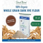 Great River Milling Organic Dark Rye Flour Whole Grain Rye Flour For Bread Unbro
