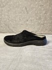 Dansko Women   s Black Suede Slip-on Mules Comfort Shoes Size 41 Slip Resistant