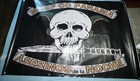 Rare Usmc Mcsf Co Panama Banner 71x48   Red Unit Hat - Asesinos De La Noche