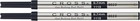 Cross Selectip Gel Rollerball Pen Refill  Medium 2 Count  pack Of 1   Black 