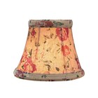 Aspen Creative 30005-2a Chandelier Lamp Shade  Floral Print  3  X 5  X 4   Set