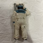 Vintage Cast Iron Saluting Sailor Oarsman Coin Bank Blue   White