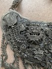 Wonderful Large Tibetan Silver Necklace W large Silver  2amulet Beasts  Pendant