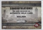 2017 Topps The Walking Dead Evolution Relics Walker  r-w2 1m1a