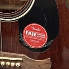 Fender Fa-135ce All-mahogany Concert Acoustic-electric Guitar Mahogany  Nib
