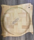 Vintage Jamaica Bamboo Souvenir Plate Serving Tray 12  Wall Hanging