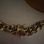 Real Gold  10 K Gold Cuban 82 Grams