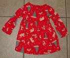 Baby Girls 12m   12 Months Christmas Holiday 2 Pc Dress Lot Wonder Nation