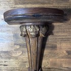 Vintage Carved Ornate Wood Wall Shelf Sconce 17    Tall