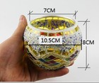 Decorative Colorful Glass Votive Tealight Candle Holder For Wedding Party Decor