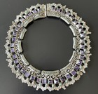 Matilde Poulat Matl Taxco Mexico 925 Silver Amethyst Turquoise Necklace 125g