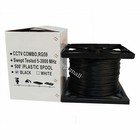 Rg59 Cable 500ft Black Cable 20awg 18 2 Cctv Security Camera Wire Siamese Cable