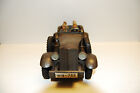 Vintage Hausser Elastolin Tin K  belwagen Wh-735 With 4 Toy Soldiers At 7cm