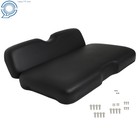 For Ezgo Rxv 2008-up Golf Cart Black Front Seat Bottom And Back Cushion Set