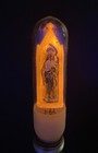 Vintage Catholic Aerolux Glow Light Bulb Lamp St  Theresa Religious Working Rare