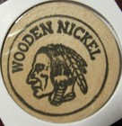 Vintage Wuthnow s Furniture Hope  Ks Wooden Nickel - Token Kansas