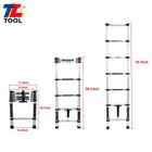 Extension Ladders Lightweight Collapsible Ladders Aluminum Telescoping 6 6 Ft