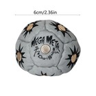 Dirtbag Footbag Mega Metal Skill Toy With Metal Studs 1pc - Gray