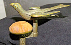 Antique Victorian Sewing Bird Third Hand Pin Cushion Clamp Sewing quilting