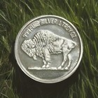 Golden State Mint Prospector Buffalo Reverse 1 Troy Oz 999 Fine Silver Toned Rnd