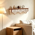 Wall Shelves Antique Style Carving Wood Wall Shelf unique Hand Carved Wall Shelf