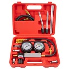 Cylinder Leak Down Tester Kit - Automotive Engine Compression Leakage Test Kit