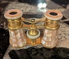 Antique Lemaire Fi Paris Mother Of Pearl Ladies Opera Glasses With Case