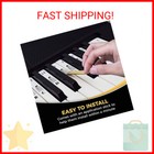 Qmg Piano Stickers For 49 61  76 88 Key Keyboards     Transparent And Removable  M